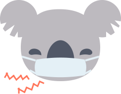 コアラのどの症状